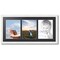ArtToFrames Collage Photo Picture Frame with 3 - 8.5x11 inch Openings, Framed in White with Over 62 Mat Color Options and Plexi Glass (CSM-3966-28)
